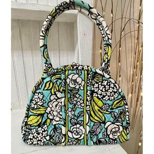 Vera Bradley Purse Eloise Shoulder Bag Kiss Lock Closure Beautiful! 💛